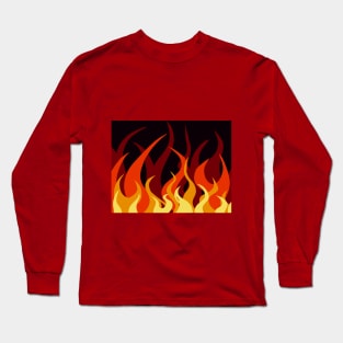 Flames Long Sleeve T-Shirt